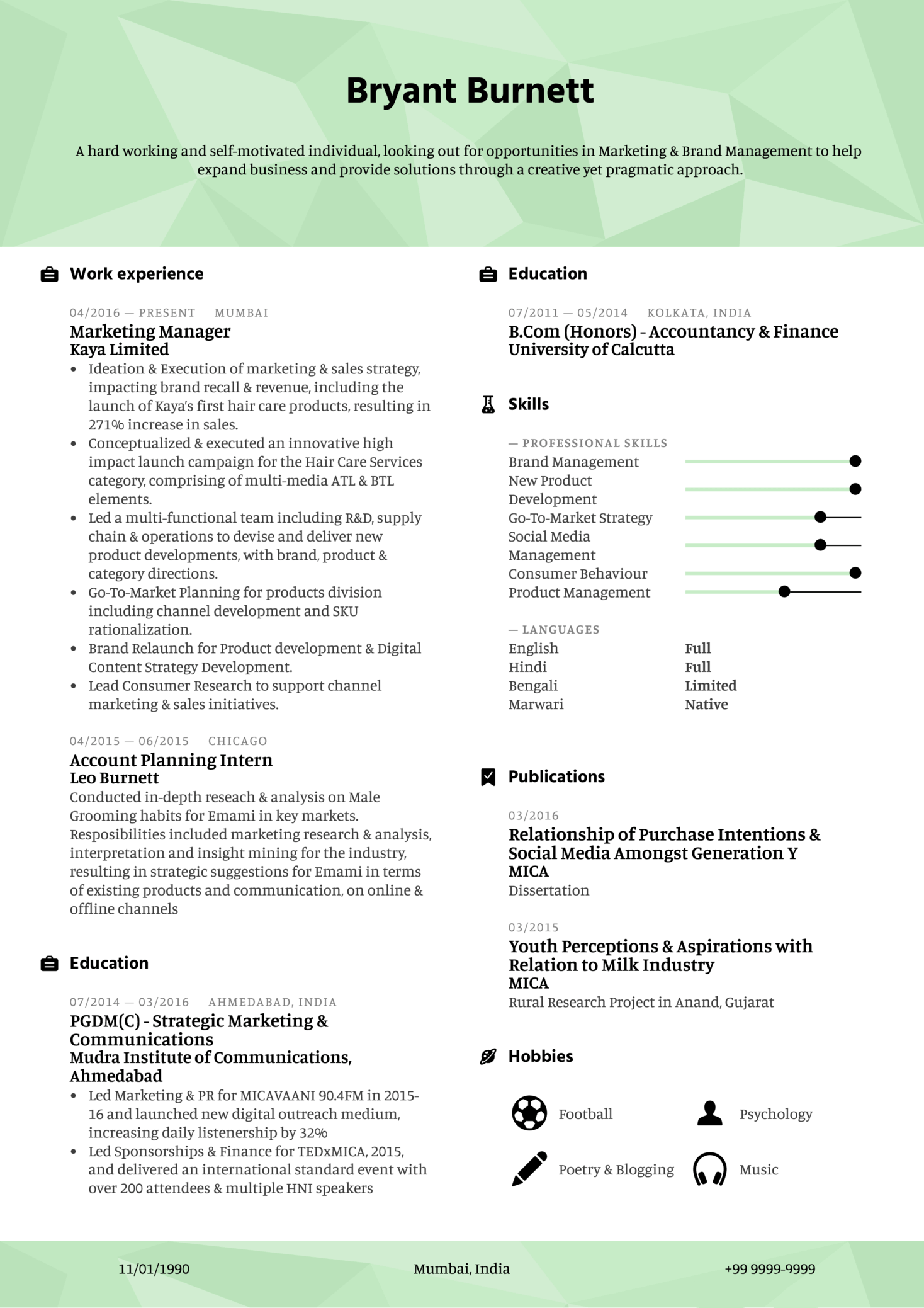 help on resume writing
